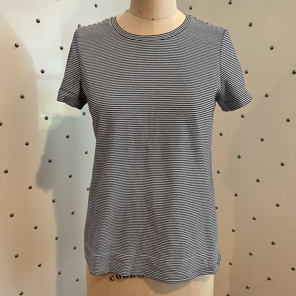 Lafayette Cotton Striped Tee Shirt